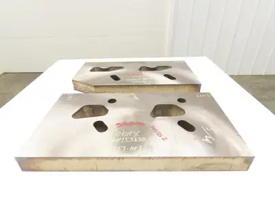 Mild Carbon Steel Flat Ground Stock 2-7/16" x 14-1/4"x 26"  Lot of 2pcs