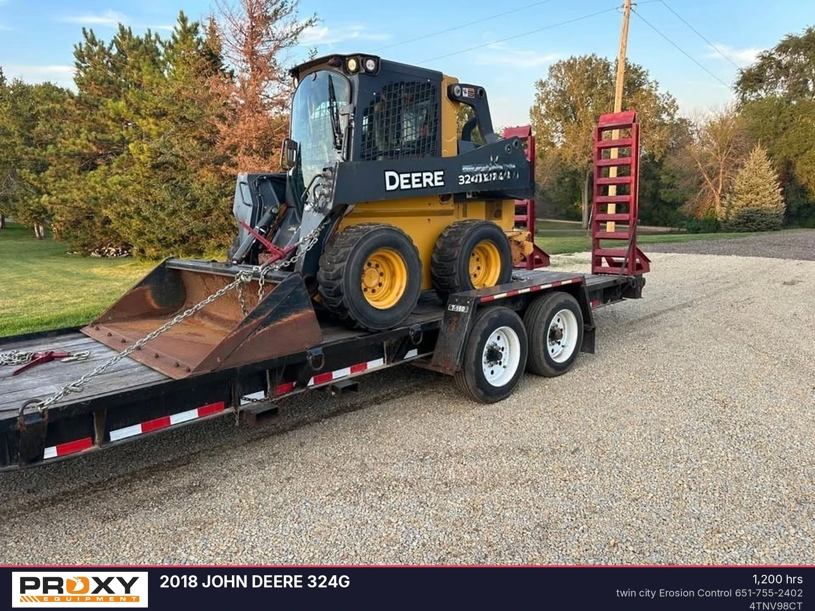 Used 2018 JOHN DEERE 324G Skid Steer Loaders Minnesota US | Proxy Equipment #1424146