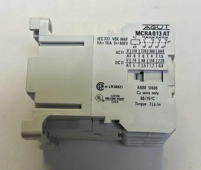 Used AGUT MCRA013AT Miscellaneous Equipment (Electrical & Power) Ohio US | Surplus Asset Holdings #1209163