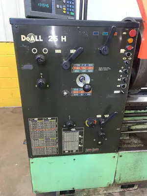 25" X 120" DOALL ROMI MODEL 25H GAP BED ENGINE LATHE