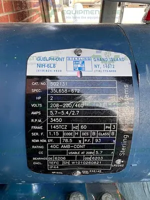 USED PRIMUS PSS8-B-SPSD SERIES STEAM STERILIZER / AUTOCLAVE W/ HEAT EXCHANGER