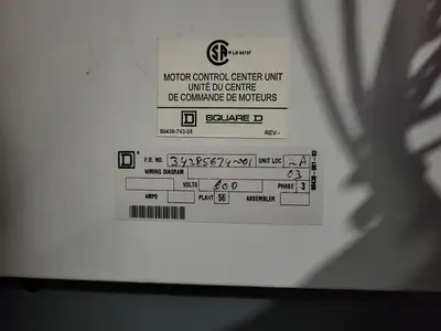 USED SQUARE D 34285674-001