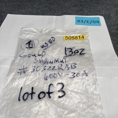 Used Gould 30322RAB Fuse Accessories California US | Davliegogo LLC #1705721
