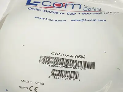 CSMUAA-05M | L-Com  USB Cable USB A - USB A 0.5m LOT OF 2 - New