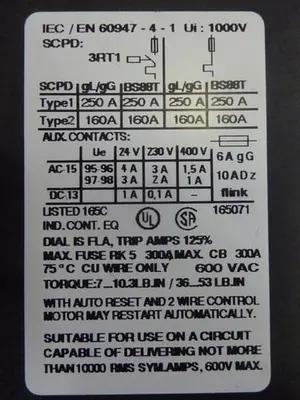 USED SIEMENS 3RU1 146-4KB0