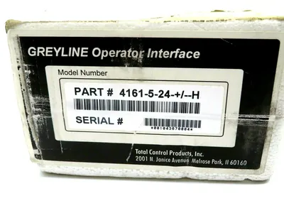 USED TOTAL CONTROL PRODUCT 4161-5-24-+/–H OPERATOR INTERFACE 4161524