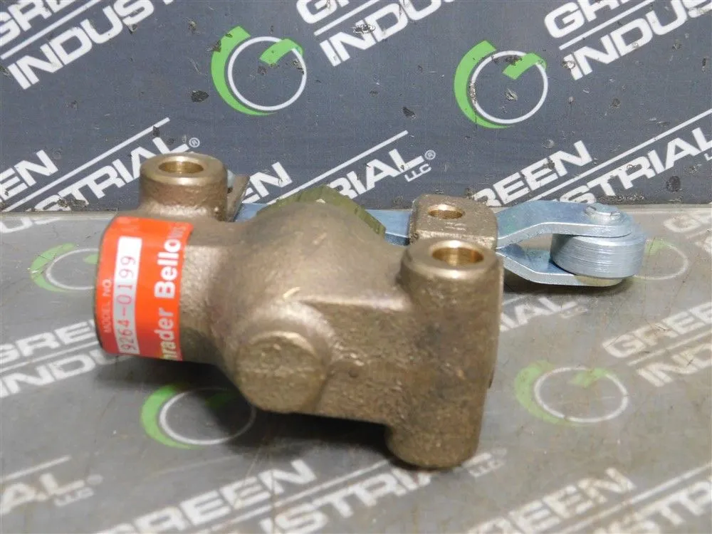 Schraeder Bellows 9264-0199 2 Way Valve 3/8 NPT New
