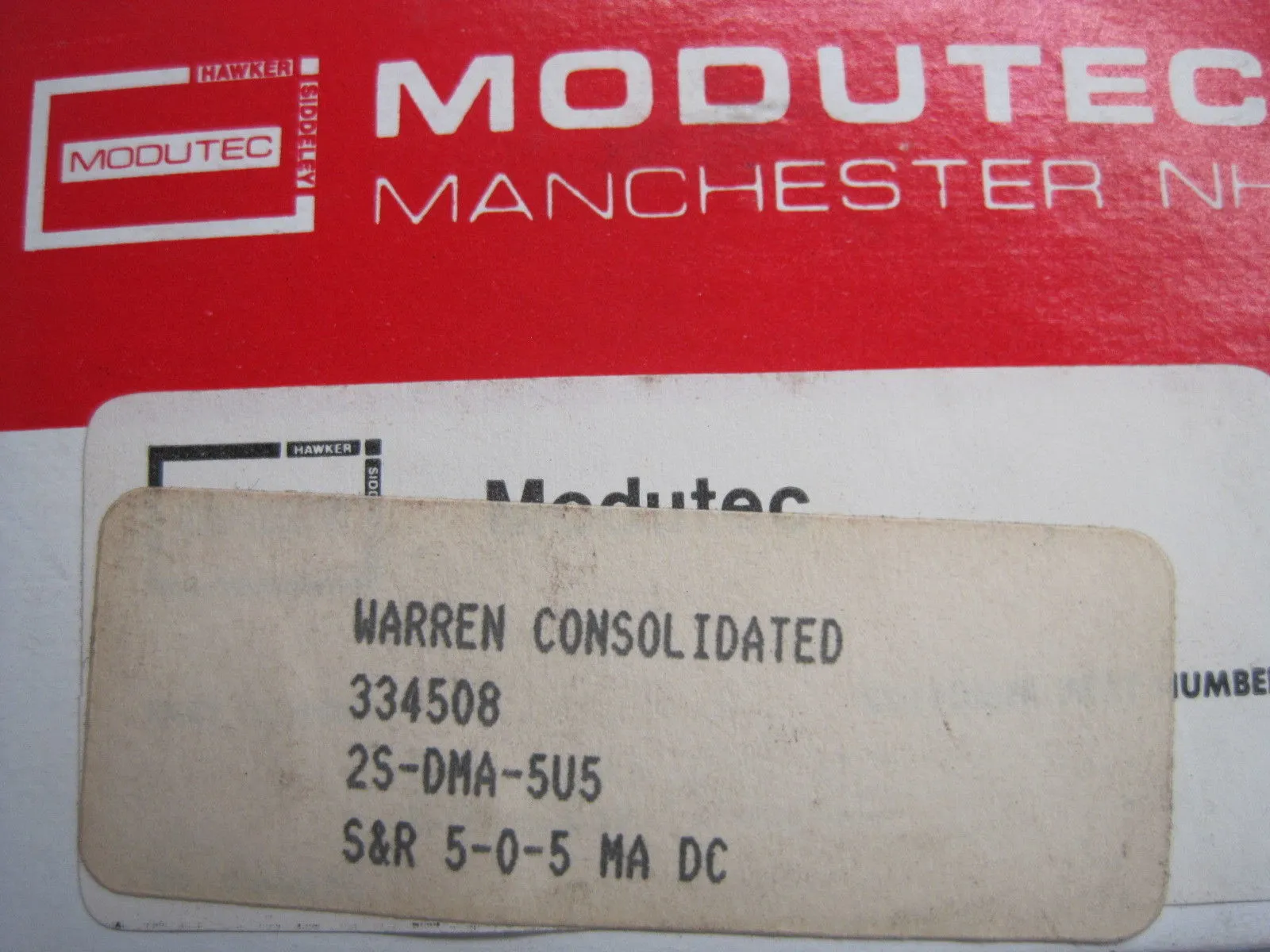 New Modutec 2S-DMA-5U5 Panel Meter 2SDMA5U5
