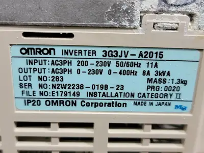 USED OMRON 3G3JV-A2015