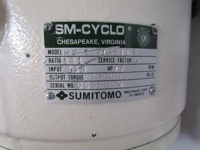 Sumito SM-Cyclo HFS3185/14 Planetary speed reducer 121:1 Ratio