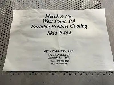 USED MUELLER 60 LITER STAINLESS STEEL  JACKETED MIXING TANK W/ CHILLER, CONTROLLER