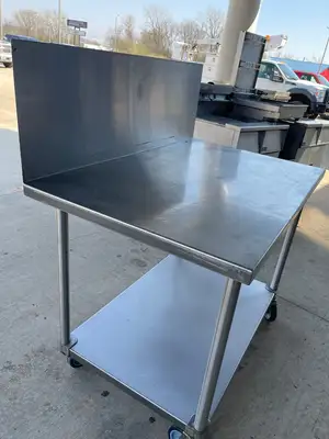 Used Falcon Restaurant Supply Used 48" x 30" Stainless Steel Table - FG6 - SS350 Food Prep Tables Illinois US | Falcon Restaurant Supply #1374651