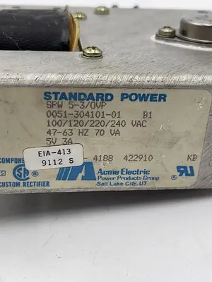USED ACME ELECTRIC ACME ELECTRIC SPW 5-3/OVP