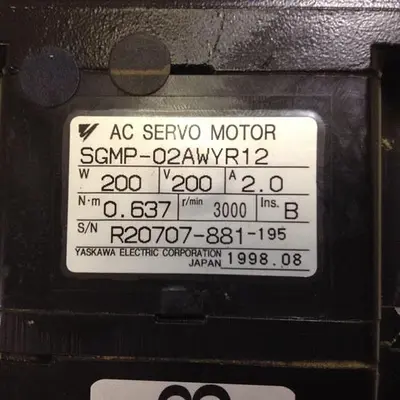 USED YASKAWA ELECTRIC SGMP-02AWYR12