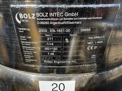 USED 2009 BOLZ INTEC EB-1651-00