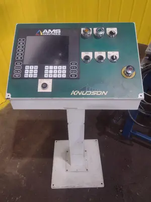 12 STAND X 10" KNUDSON MODEL #KS-2468 STUD & TRACK FRAMING ROLLFORMER, WITH AMS CONTROLS: STOCK #18942
