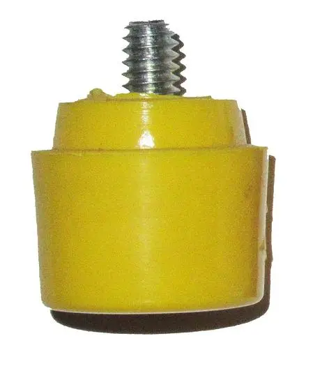 Pistorius Hold Down Replacement Face, Yellow, Extra Hard Durometer