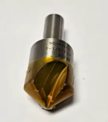Schrillo 1-1/2 High Speed Steel 110 Degree 3/4 Countersink #1148 USA