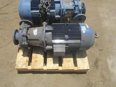Pump, Centrif., 18 kW, C/st, Ritz, Mdl 50-200.1NF (2) #S739828