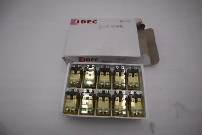 BOX OF 10 - IDEC RH2B-UL DC24V 24VDC Power Relay 8Pins STOCK H409A