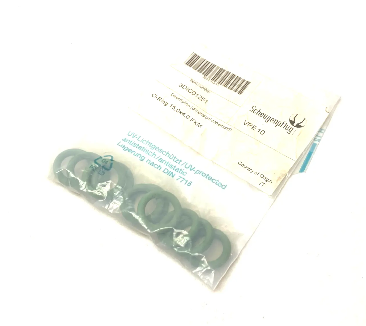 NEW SCHEUGENPFLUG O-RING 15,0 X 4,0 FKM