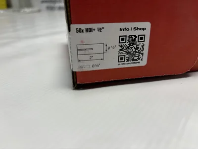 Hilti HDI+ / HDI FLUSH ANCHOR Drop-in anchor HDI+ 1/2″ 2080046 50/Box
