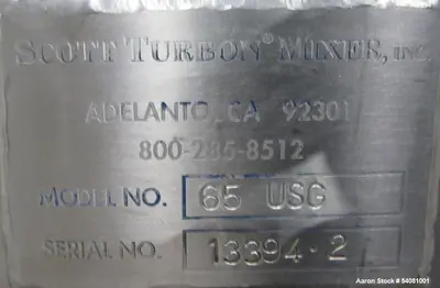 USED SCOTT TURBON TMS4B-20-10HP