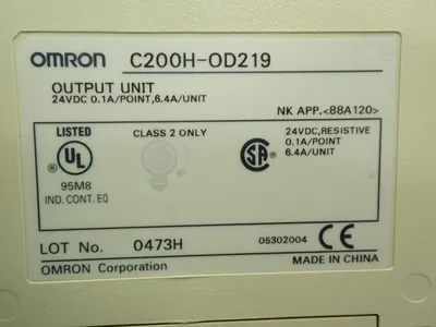 USED OMRON C200HOD219
