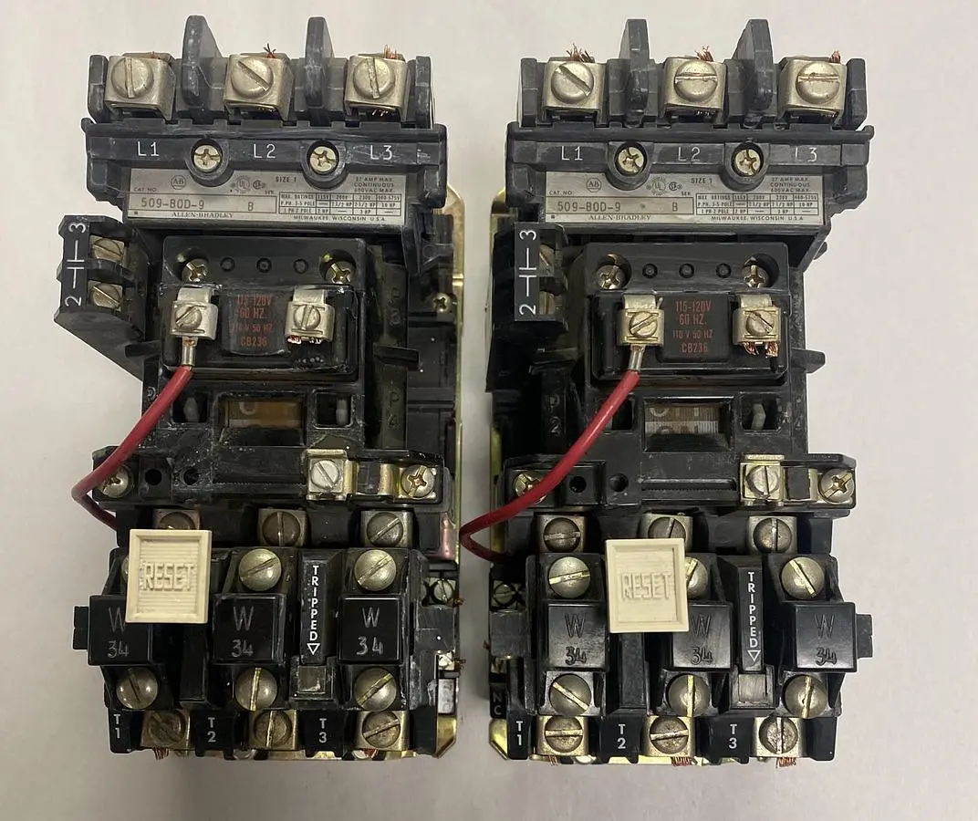 Used ALLEN-BRADLEY 509-B0D-9 Starters | Surplus Asset Holdings #1204665