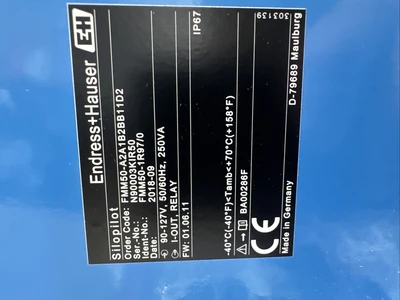 NEW Endress+Hauser FMM50-1R97/0