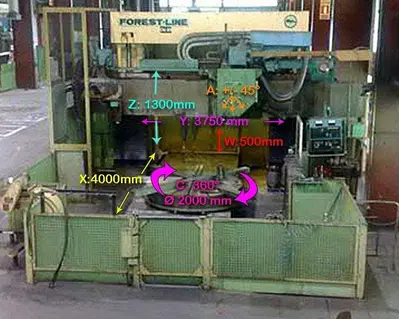 USED FOREST LINE VEGAMILL TA 323 Ø 3240 X H 1350 MM