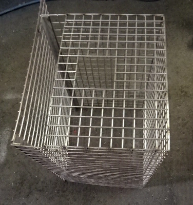 S/S Pilot Size  Safety Cage 390mm x 410 mm x 510 mm Deep