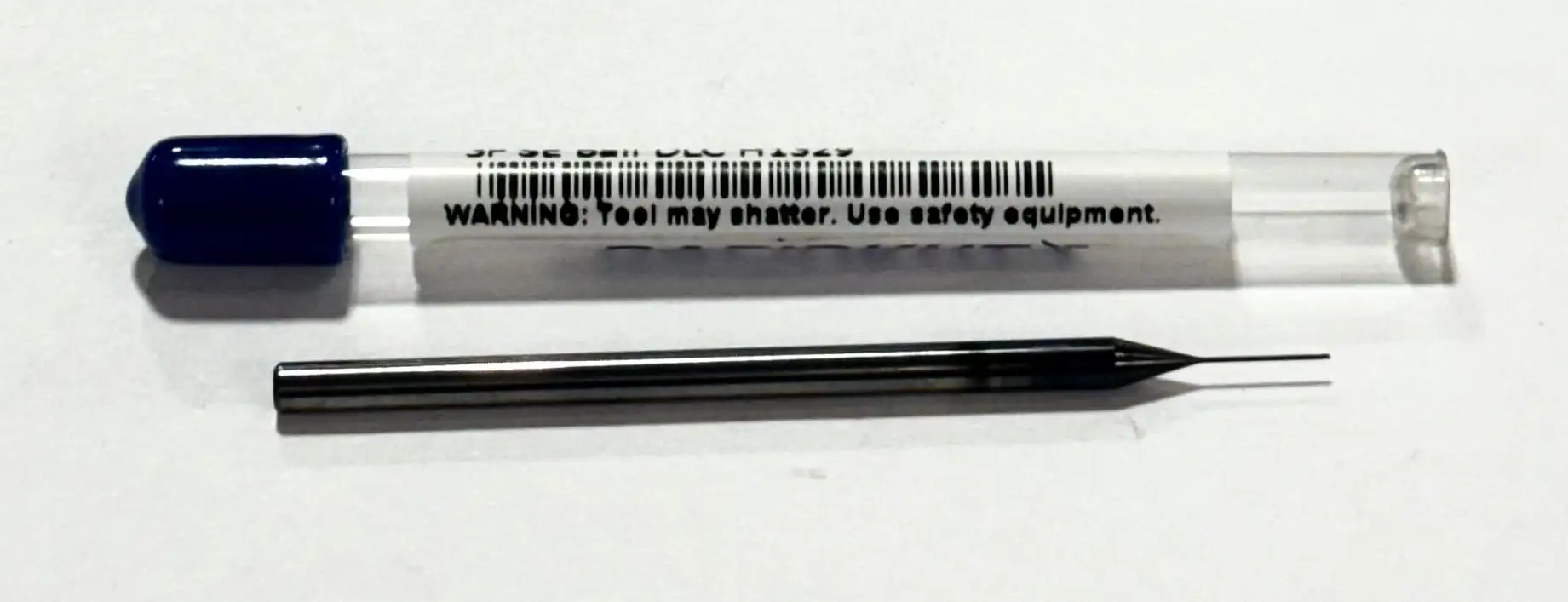 RapidKut 0.015" Carbide End Mill 3 Flute DLC Coating USA Made