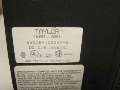 ABB TAYLOR 6231BP10820C-E BLOCK 6231BP10820CE