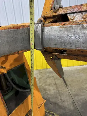 2500 LBS X 12" COOPER WEYMOUTH DOUBLE END PULL-OFF COIL REEL UNCOILER: STOCK #22618