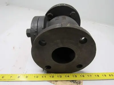 OIC 1124 2-1/2" CI Swing Check Valve Class 125 Flange Mount  Bronze Trim Used