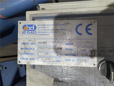 160MM(6.2") BD Plast Slide Plate Screen Changer
