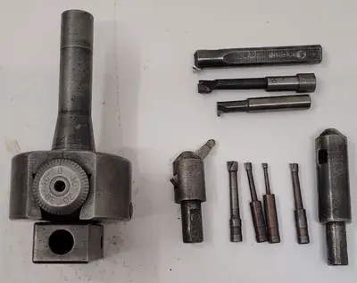 USED BRIDGEPORT NUMBER 2 BORING HEAD