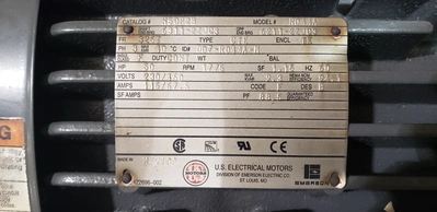 US Motors Electric Motor H50P2B