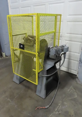 18" x 16" Steveco Lab Pebble Mill, 5 gallon wet capacity, 3/4 HP