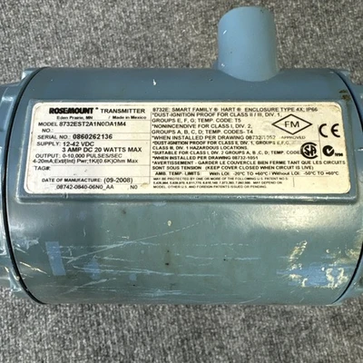 Used Rosemount 8732EST2A1N0DA1M4 Flowmeters California US | Davliegogo LLC #1706017