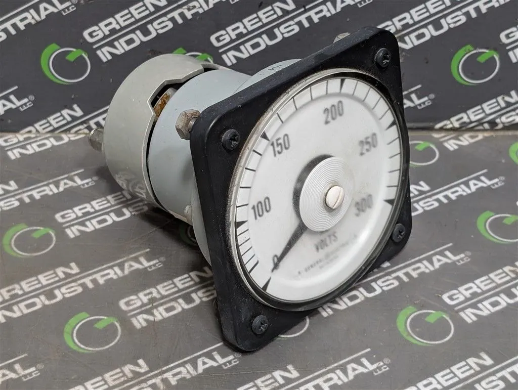 General Electric 50-103025RXRX2 AB40 AC Voltmeter 0-300V Used