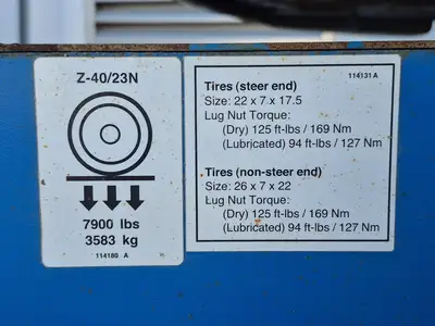 Used 2008 GENIE Z40/23N Aerial Work Platforms British Columbia CA | Lenmark #294409