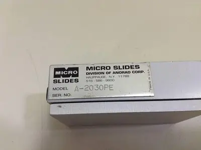 USED MICRO SLIDES A-2030PE