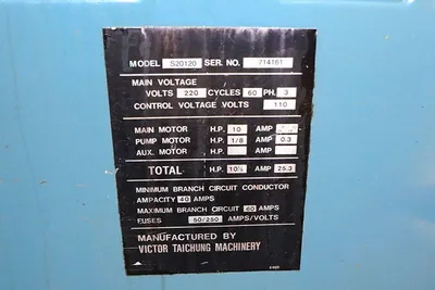 1995 FORTUNE S20120 LATHES, GAP, REMOVABLE GAP | Prime Machinery (21)