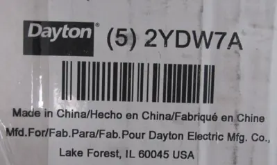 NEW BOX OF 5 DAYTON 2YDW7A CHAIN 10' EA SIZE 50-1