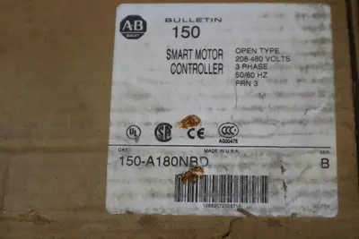 Allen Bradley 150-A180NBD SMC Plus Smart Motor Controller Ser. B NEW IN BOX HS15