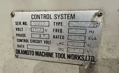 OKAMOTO ACC-16.32ST Surface & Way Grinders | Mohawk Machinery (8)