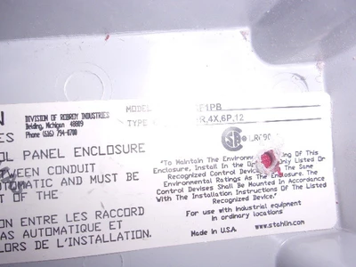 USED Allen-Bradley 800T-A & Enclosure