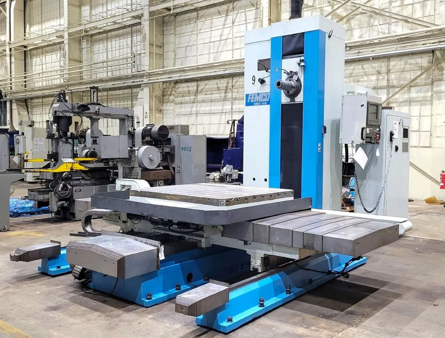 Used 1998 FEMCO BMC-110R2 Horizontal Table Type Boring Mills Texas US | Harris Machine Tools, Inc. #1285920